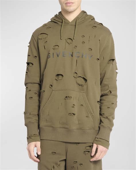 givenchy chito hoodie|givenchy destroyed hoodie.